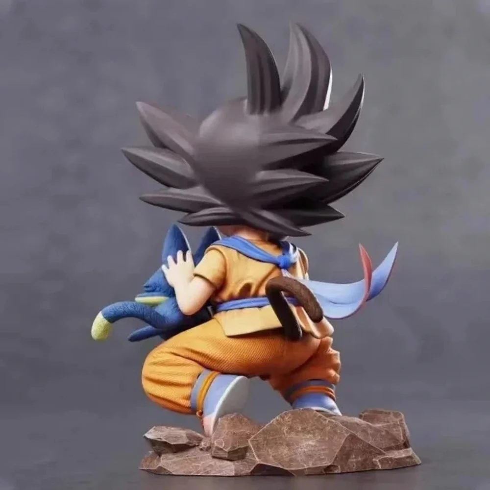 Dragon Ball Little Goku with Puar PVC Figure Statue Collectible Toy NWT